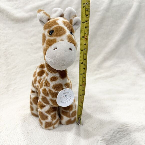 Manhattan Toy Company Voyagers Olive Giraffe 8" Plush Stuffed Toy Safari - Picture 6 of 6